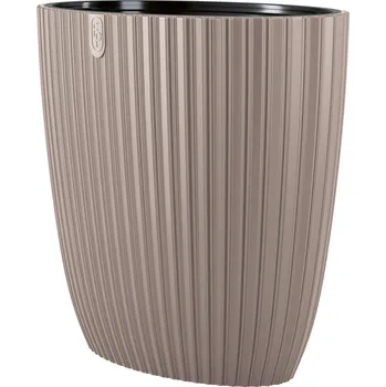 Květináč KVĚTINÁČ MIKA ELIPSA 600MM ŠEDO-BÉŽOVÝ*0490