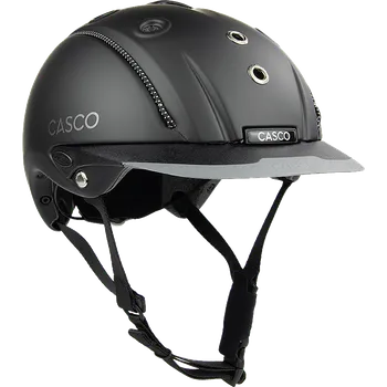 Jezdecká přilba Jezdecká bezpečnostní přilba CASCO Mistrall černá vel. S (50-54 cm)