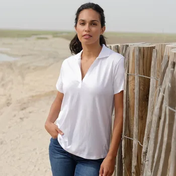 Dámské tričko Polo tričko s krátkými rukávy bílá 52