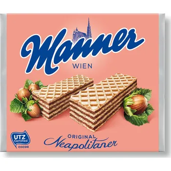 Cukrovinka Manner Original 75g Oříšek cena za kartonové balení (Kartonové balení : 12 ks)