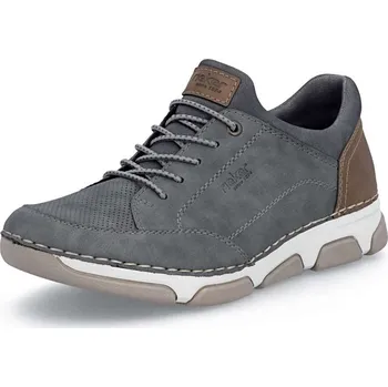 Pánské polobotky Pánské polobotky RIEKER 15950-45 šedá S6 41
