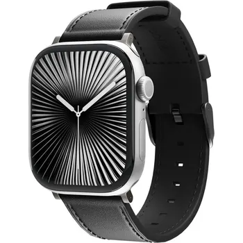 Kožený řemínek pro Apple Watch 42/44/45/49 mm Epico Watch Strap Leather - černý