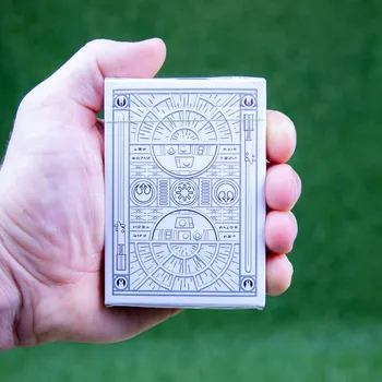 Poker Star Wars karty - The Light Side Silver Edition (Theory11) - balíček sběratelských cardistry hracích karet