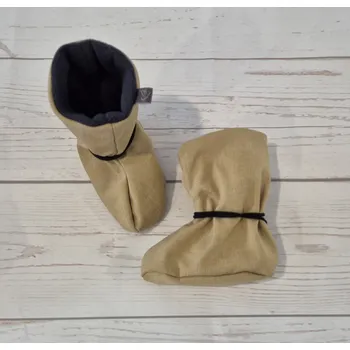 Capáčky Yháček Nosicí botičky/válenky NEW Yháček, Hořčice žíhaná, poslední kus Velikost:: S