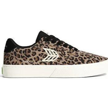 Dámská obuv Dámské volnočasové boty Cariuma NAIOCA Leopard Print Suede Ivory Logo Sneaker