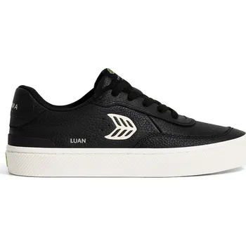Dámské tenisky Dámské volnočasové boty Cariuma LUAN PRO Black Premium Leather Ivory Logo Sneaker