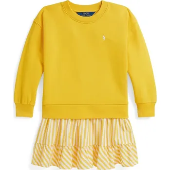 Dámské šaty Dětské bavlněné šaty Polo Ralph Lauren 312A96138002 žlutá 17X, vel. 88-93