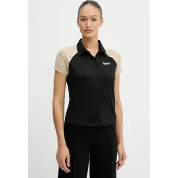 Pánské oblečení Košile BOSS Ellici2 50544191 černá 99X, vel. S