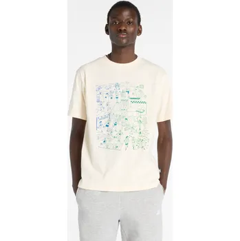 Pánské tričko New Balance MT53916PEF – béžové