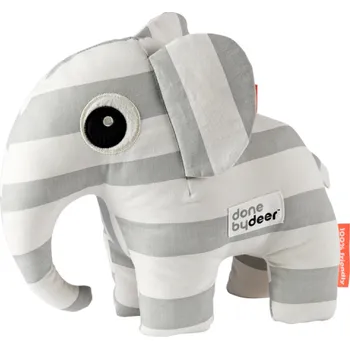 Dětské zboží Done by Deer Mazlivá hračka Elphee šedá/proužky