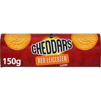 Jacobs pšeničné sušenky s příchutí sýru Red Leicester 150 g
