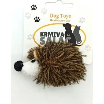 Hračka pro kočku Ježeček malý hnědý 8cm
