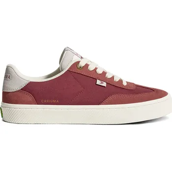 Pánské tenisky Pánské volnočasové boty Cariuma TOCA Withered Rose Suede Dark Rose Nylon Sneaker