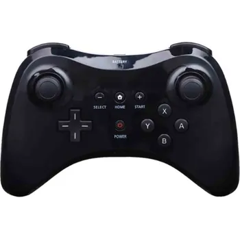 Herní ovladač Ovladač Wii U Pro Controller gamepad - černý příslušenství