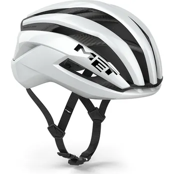 Cyklistická přilba MET Trenta 3K Carbon - White | Glossy 58-61