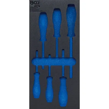 Vložka do dílenského vozíku 1/3, prázdná, pro 4078 - BGS 4078-1