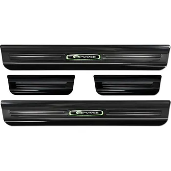 Lišta karosérie Prahové lišty Tesla Model S 2012- (tmavé, lesklé)