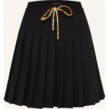 Dámská móda Versace Dámská Skládaná Sukně, černá, 38