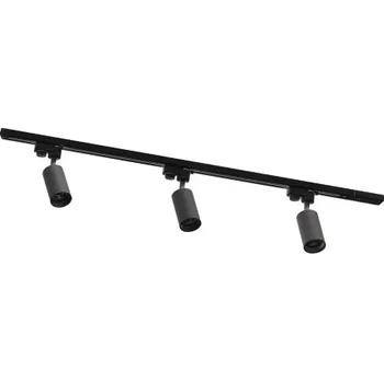 Bodové svítidlo Bodová světla na liště SET 3x GU10 1 m černá Zuma Line Tube Track 3551