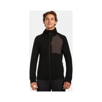 Pánská mikina Kilpi MERINI-M černá L; Černá mikina + DÁREK DLE VÝBĚRU!