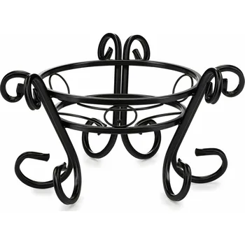 Stojan na květiny STOJAN NA KVĚTINÁČ SHANU 21X38 CM ČERNÁ