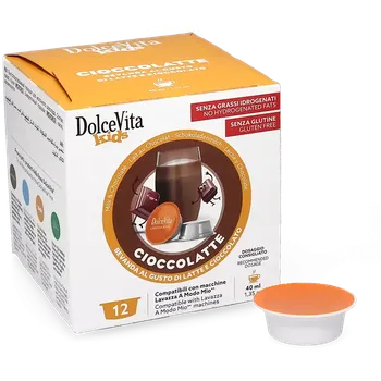 Dolce Vita | Ciocco Latte - Čokoládové mléko - Počet kapslí pro Lavazza A Modo Mio: 12