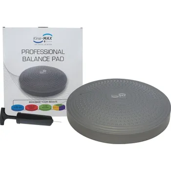 Kine-MAX Professional Balance Pad - Balanční čočka - stříbrná
