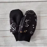 Yháček Softshellové rukavice s beránkem, Origami medvěd Velikost:: M