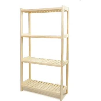 regál Regál dřevěný borovice PN 4 - 133x80x38 cm
