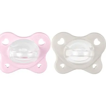 CHICCO Dudlík Physio Dual Soft silikonový dívka 2-6m, 2 ks