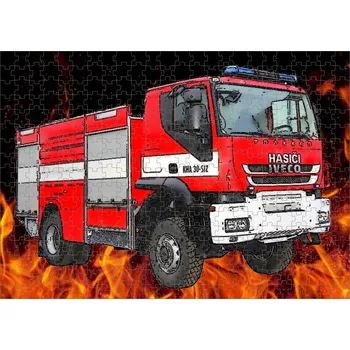 Puzzle puzzle hasiči IVECO TRAKKER 4x4 120 dílků