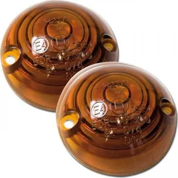 Osvětlení pro motocykl HSM Sklo pro blinkry Bulls Eye na motorku, tónované