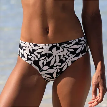 Kalhotky Plavkové kalhotky midi s potiskem Linao černá/režná 42