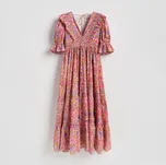 Reserved - Vzorované maxi šaty - zelená - 527IY-77X - 527IY-77X-L