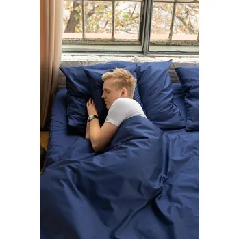 Povlečení nanoSPACE Povlečení pro alergiky na přikrývku 140x200 Nanobavlna® – modrá