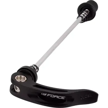 Náboj kola rychloupínák FORCE přední 115 mm Al / Fe černý mat