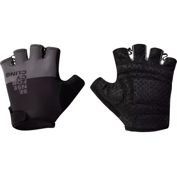 Cyklistické rukavice rukavice FORCE FINE, černo-šedé XL