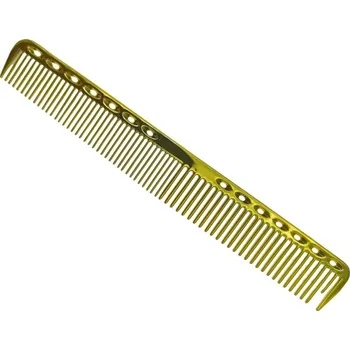 hřeben ARTE Kovový hřeben GOLD 18 cm – Profesionální hřeben na stříhání vlasů