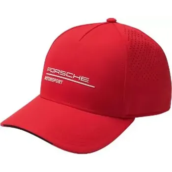 PORSCHE Baseball Cap Unisex Motorsport Kšiltovka čepice sportovní červená (Stylová kšiltovka s insignií "PORSCHE MOTORSPORT" a logem "PORSCHE" na zadní straně.)