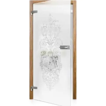 Interiérové dveře GLASSDOOR Celoskleněné otočné dveře čiré Vaso