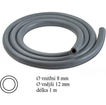 HSM Benzinová hadička neopren vnitřní O=8mm, vnější O=12mm, délka 1m
