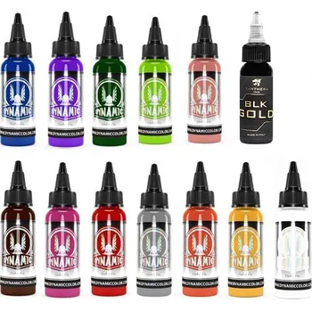 Tetovací barva Set barev Basic od Dynamic 12x15ml + 1x30ml