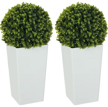 umělá květina Sada 2 umělých rostlin 65 cm | zelená