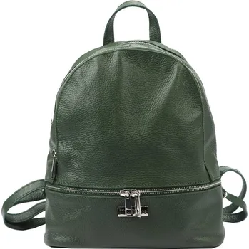 Městský batoh Dámský kožený batoh MiaMore zelený (KZ2248325) 8,5l