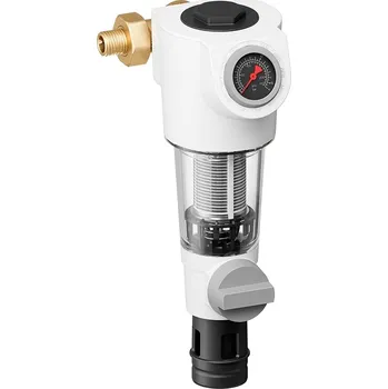 Filtrace vody HONEYWELL Filtr se zpětným proplachem PrimusPlus, pitná voda do 30°C, PN16, filtrační vložka 100 µm, DN15, připojení šroubením 1/2" - bezolovnaté provedení