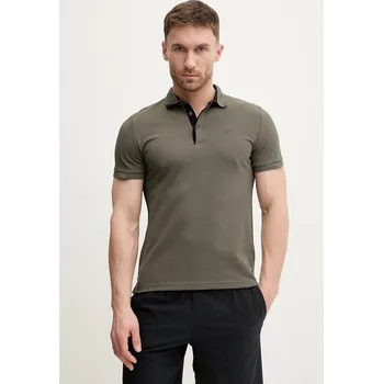 Bavlněné polo tričko The North Face Premium Slim NF0A8C1N21L1 zelená 87X, vel. XL