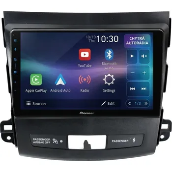 Autorádio Autorádio Pioneer SPH-PF97BT pro Mitsubishi Outlander 2/ Peugeot 4007 / Citroen C-Crosser bez RockFord
