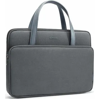 pouzdro na notebook tomtoc Premium Briefcase – 14" MacBook Pro (2021), šedá