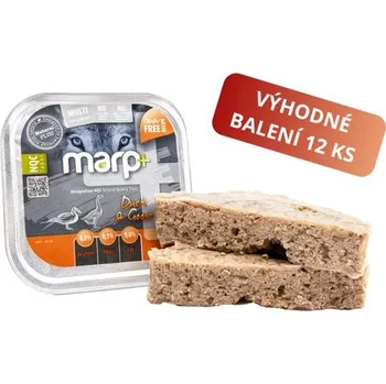 Krmivo pro psa Marp Natural Plus vanička pro psy s kachnou a husou 12x150g