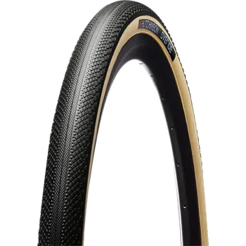 Plášť na kolo plášť HUTCHINSON OVERIDE 700x38 drát, črn-béž